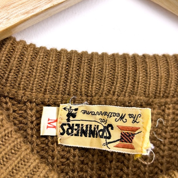 retro knit sweater size m - Picture 2 of 4